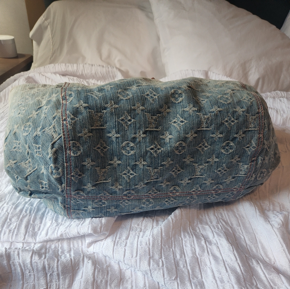 Louis Vuitton Denim Sunbeam Bleu Monogram Bag - Picture 5 of 16